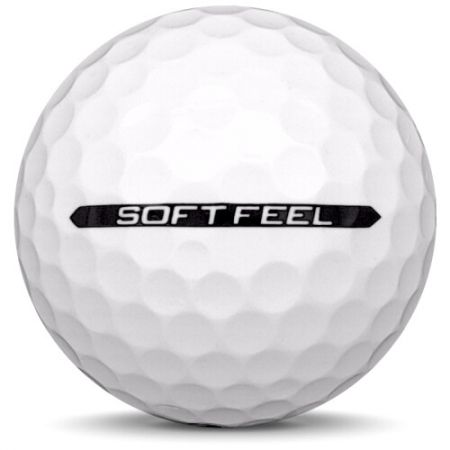 La balle de golf Srixon Soft Feel en année-modèle 2024.