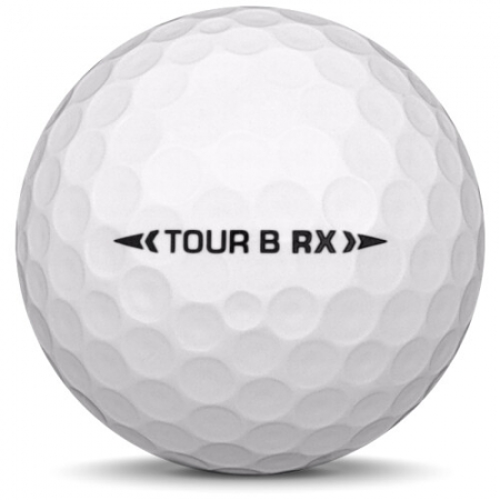 La balle de golf Bridgestone Tour B RX en année-modèle 2023.