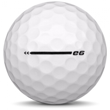 La balle de golf Bridgestone E6 en année-modèle 2024.
