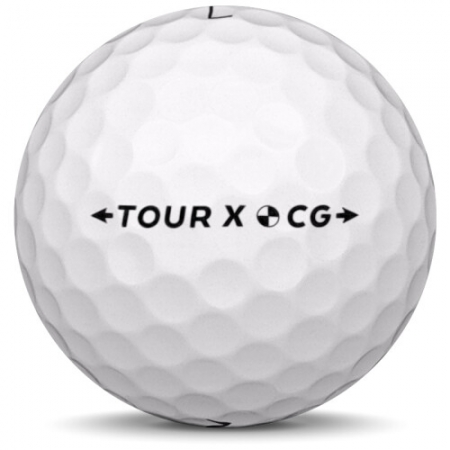 La balle de golf Maxfli Tour X en année-modèle 2024.