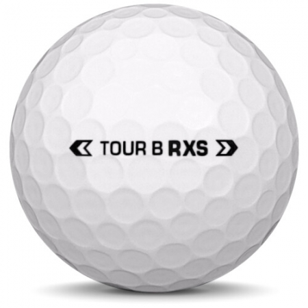 La balle de golf Bridgestone Tour B RXS en année-modèle 2025.