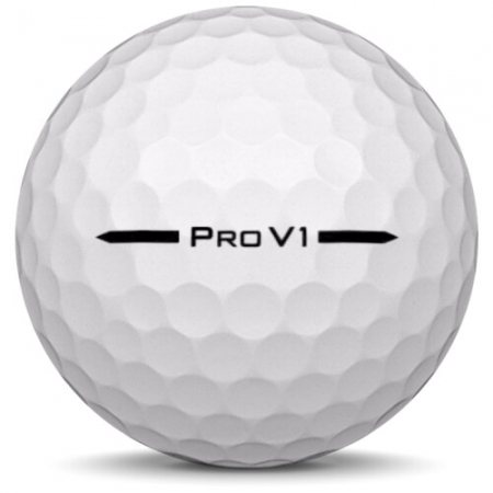 La balle de golf Titleist Pro V1 en année-modèle 2025.