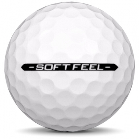 La balle de golf Srixon Soft Feel en année-modèle 2025.