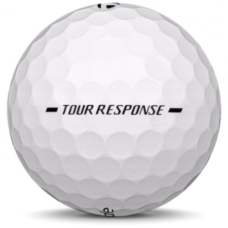 La balle de golf TaylorMade Tour Response en année-modèle 2025.