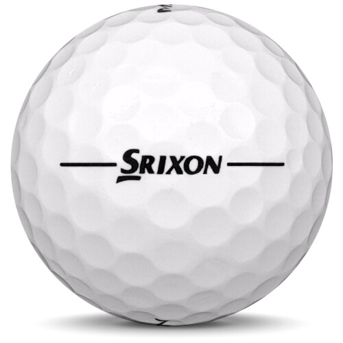 Golfboll av modellen Srixon Marathon i 2018 års version med vit färg framifrån