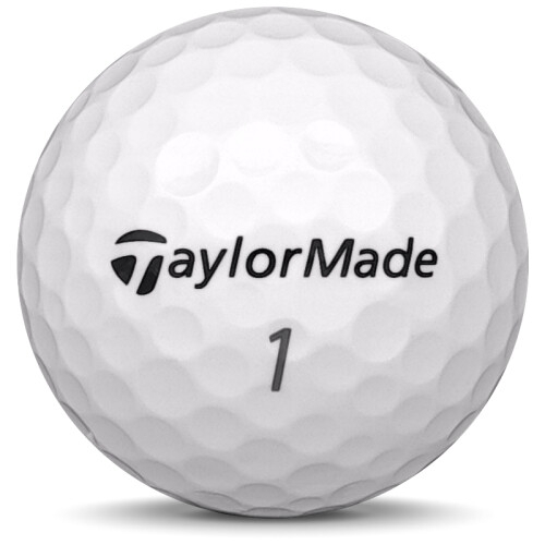 Golfboll av modellen TaylorMade Kalea i vit färg framifrån
