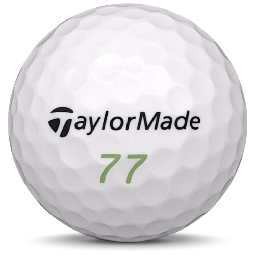 Golfboll av modellen Taylormade Rocketballz i vit färg sned bild Golfboll av modellen Taylormade Rocketballz i vit färg sned bild