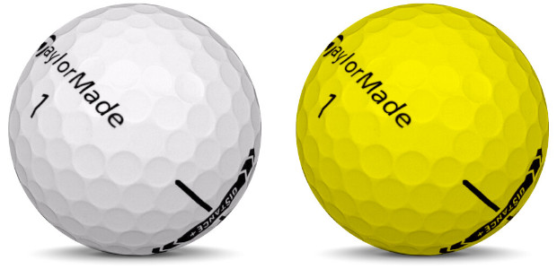 TaylorMade Distance+ Balles de golf de différentes couleurs