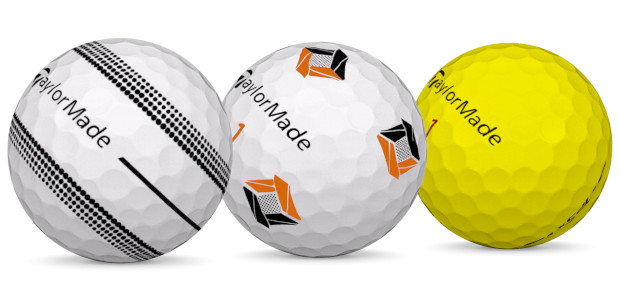 TaylorMade TP5x Balles de golf de différentes couleurs