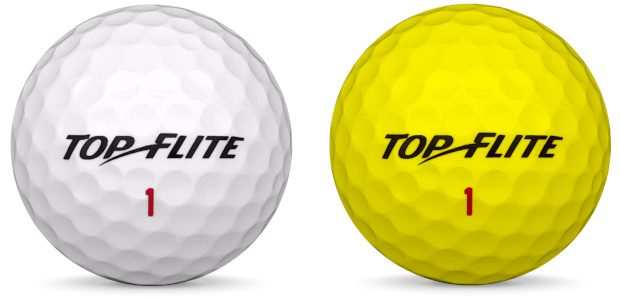 Top-Flite Mix Balles de golf de différentes couleurs